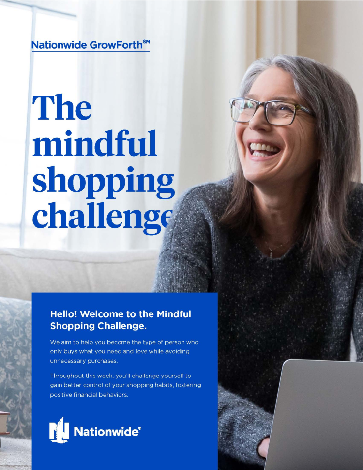 Nationwide GrowForth℠.  The mindful shopping challenge
